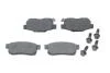 Колодки тормозные (задние) Honda Civic V/VI 91-00/CRX III 92-98/Jazz III/IV 02-/City V 08- BOSCH 0986494392 (фото 1)