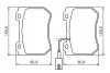Колодки гальмівні дискові BOSCH 0986494402 (фото 4)