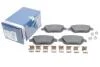 Колодки тормозные (передние) Citroen С3/DS3 09-/C4 Cactus/Peugeot 2008 13- BOSCH 0986494438 (фото 2)