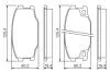Колодки тормозные Mitsubishi Canter FE Front/Rear BOSCH 0986494442 (фото 5)