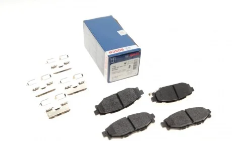 Колодки тормозные (задние) Subaru Forester/Impreza 08-/Legacy 03-14/Outback 03-/Toyota GT 12- BOSCH 0 986 494 444