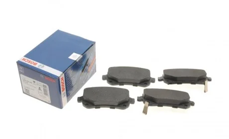 Колодки тормозные (задние) Chrysler Grand Voyager 07-/Dodge Journey 08- BOSCH 0986494496