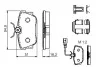 Колодки гальмівні (задні) VW T4 90-03 (з датчиками) BOSCH 0 986 494 529 (фото 1)