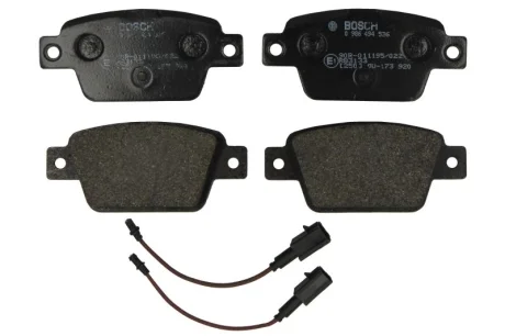 Колодки тормозные (задние) Fiat Bravo II 07-14/Stilo 01-08/Linea 07-/Multipla 99-10/Lancia Delta 08- BOSCH 0986494536