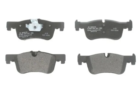 Колодки тормозные (передние) BMW 1 (F20/F21) 11-/2 (F22/F23/F87) 14- B38/B47/N13/N47 BOSCH 0986494561