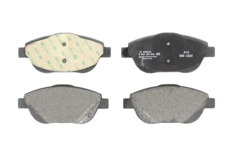 Колодки тормозные (передние) Citroen С3/DS3 09-/C4 Cactus/Peugeot 2008 13- BOSCH 0986494564