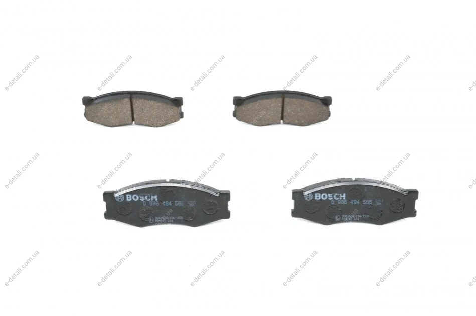 Тормозные колодки дисковые BOSCH 0986494565 (фото 1)