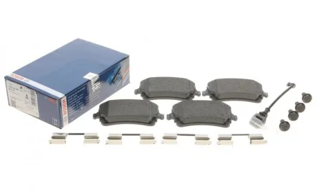 Колодки гальмівні (задні) VW T5 03- (з датчиком) BOSCH 0 986 494 583