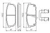 Гальмівні колодки, дискові BOSCH 0986494590 (фото 7)
