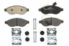 Колодки гальмівні (передні) Citroen Jumper/Fiat Ducato/Peugeot Boxer 06- (Brembo) (з датчиком) BOSCH 0986494591 (фото 2)