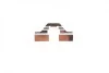 Колодки тормозные (задние) VW Caddy III 04-/Peugeot 308 07-/Citroen C4 04- (Lucas) (87.2x53.2x16.3) BOSCH 0 986 494 596 (фото 10)