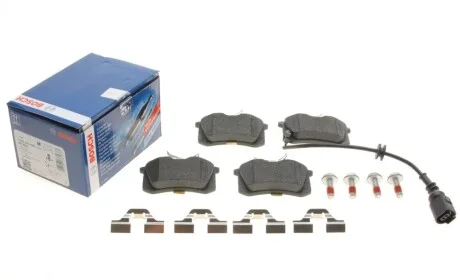 Колодки тормозные (задние) VW Polo 01-/Skoda Fabia 99-08/Seat Cordoba/Ibiza 02-09 (с датчиком) BOSCH 0 986 494 598