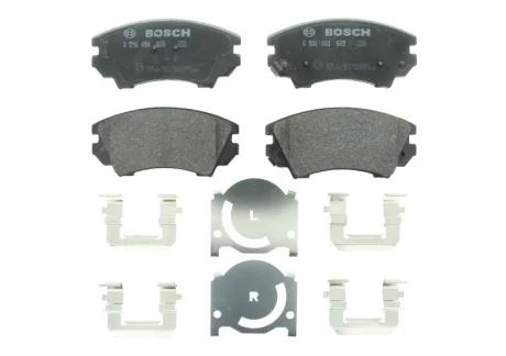 Колодки тормозные (передние) Opel Astra J 12-/Insignia 08- BOSCH 0986494609