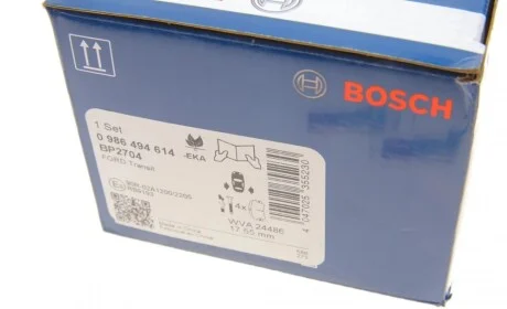 Колодки тормозные (задние) Ford Transit V347 06-14 (+датчики) (с аксессуарами) BOSCH 0 986 494 614