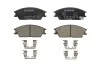 Колодки тормозные (передние) Hyundai Accent I/II 89-06/Getz 02-11 (Akebono) BOSCH 0986494620 (фото 1)