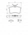 Колодки тормозные (задние) VW Caddy III 04-/Peugeot 308 07-/Citroen C4 04- BOSCH 0986494621 (фото 1)