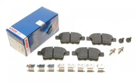 Колодки тормозные (задние) Citroen C4 06-13 BOSCH 0 986 494 622