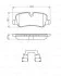 Колодки тормозные (задні) Land Rover Discovery IV 09-18 BOSCH 0986494636 (фото 1)