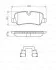 Колодки тормозные (задні) Land Rover Discovery IV 09-18 BOSCH 0986494636 (фото 2)