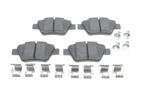 Колодки тормозные (задние) Audi A3/Skoda Octavia/SuperB/Yeti/VW Caddy/Touran/Golf/Passat B7/B8 04- BOSCH 0986494643