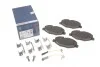 Колодки тормозные (передние) MB E-class (W211/S211) 02-09 (+датчики) (с прижимной пластиной) BOSCH 0 986 494 647 (фото 1)