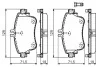 Колодки тормозные (передние) MB A-class (W176)/B-class (W246) 11-18 BOSCH 0 986 494 663 (фото 9)