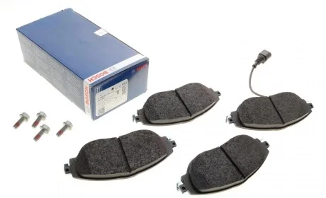 Колодки тормозные (передние) Audi Q3 18-/A3/Skoda Octavia/VW Passat B6-B8/Golf/Tiguan 12- (+датчик) BOSCH 0 986 494 704