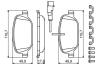 Гальмівні колодки, дискові BOSCH 0986494717 (фото 5)