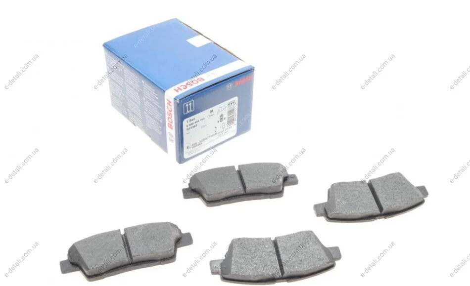 Колодки тормозные (задние) Hyundai Genesis/Kia Quoris 14- BOSCH 0 986 494 766 (фото 1)