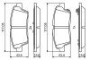 Колодки тормозные (задние) Hyundai Genesis/Kia Quoris 14- BOSCH 0 986 494 766 (фото 6)