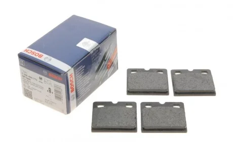 Колодки гальмівні (задні) Audi R8/Tesla Model S/X 13- BOSCH 0986494775