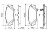 Колодки тормозные (задние) Mazda 3 13- BOSCH 0986494803 (фото 3)