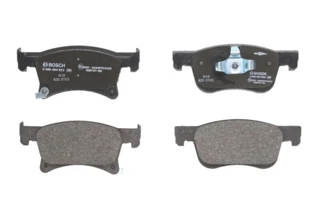 Колодки тормозные (передние) Opel Corsa E 14- BOSCH 0986494823