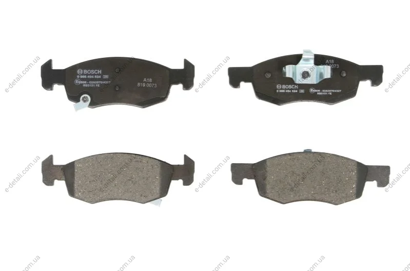 Колодки тормозные (передние) Opel Corsa E 14- BOSCH 0986494824 (фото 1)