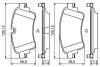 Колодки гальмівні дискові BOSCH 0 986 494 833 (фото 1)