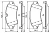 Колодки гальмівні (задні) Audi A4/A5/Q5/Q7 2.0 TFSI/TDI/3.0 TDI 15- (TRW) BOSCH 0 986 494 833 (фото 1)