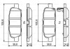 Колодки гальмівні NISSAN Murano/Qashqai/X-Trail/Teana/Tiida "R "07>> BOSCH 0986494857 (фото 1)