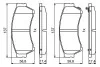 Колодки тормозные (передние) Mazda 6 07-13 BOSCH 0 986 494 860 (фото 2)