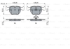 BMW К-т передн. гальм. колодок ROLLS-ROYCE Ghost. Wraith. Dawm BOSCH 0986494918 (фото 1)