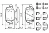 Колодки гальмівні (задні) Fiat Panda 12- BOSCH 0 986 494 935 (фото 5)