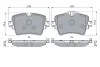 Колодки тормозные (передние) BMW 2 (F45/F46)/5 (G30/F90)/X1(F48)/X2 (E39)/X3 (G01/F97) 13- BOSCH 0 986 494 940 (фото 2)