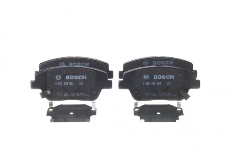 Колодки тормозные (передние) Hyundai Sonata VI 11-14//Kia Optima 10- (с аксессуарами) BOSCH 0986494984