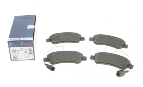 Колодки тормозные (задние) Citroen Jumper/Fiat Ducato/Peugeot Boxer 06- (+датчики) BOSCH 0 986 494 994