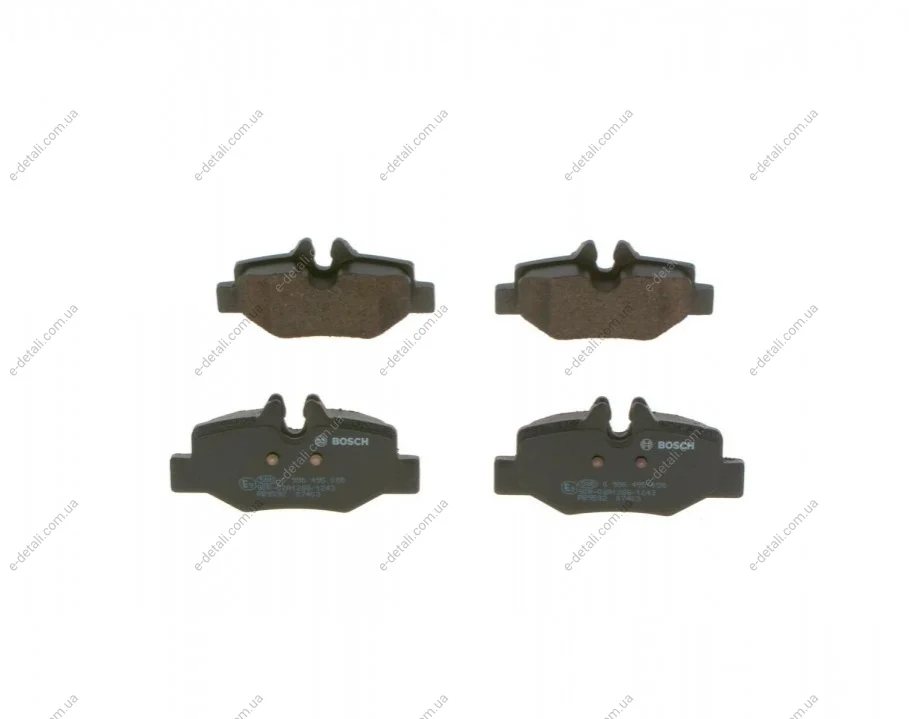 Колодки тормозные BOSCH 0 986 495 088 (фото 1)