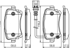 Гальмівні колодки дискові BOSCH 0 986 495 094 (фото 4)