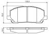 TOYOTA Гальмівні колодки передн. Lexus RX 00- BOSCH 0986495126 (фото 5)