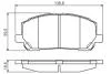 TOYOTA Гальмівні колодки передн. Lexus RX 00- BOSCH 0986495126 (фото 5)