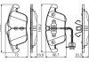 Колодки гальмівні AUDI A4/A5 "F "08>> - заміна на 0986494538 BOSCH 0986495129 (фото 1)
