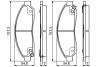 Колодки гальмівні (передні) Chevrolet Colorado 03-12/Isuzu D-Max 07-12 BOSCH 0986495159 (фото 5)