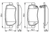 Колодки тормозные (задние) Opel Astra G/Combo 01-/Kia Cee'd 15- (к-кт с пластинами) BOSCH 0 986 495 319 (фото 11)